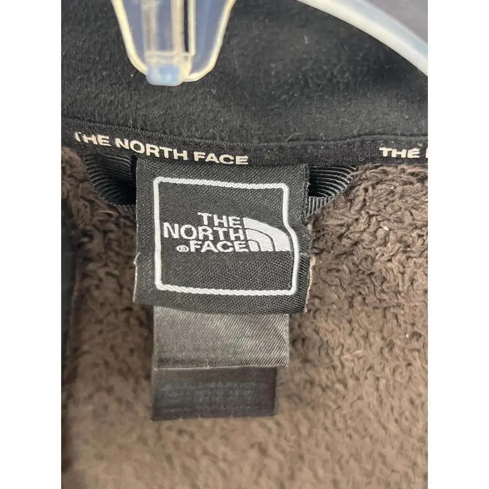The North Face Women's Fleece Jacket Brown‎ Full Zip Soft Warm Medium